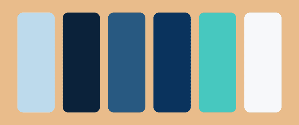 graphic design and color palette